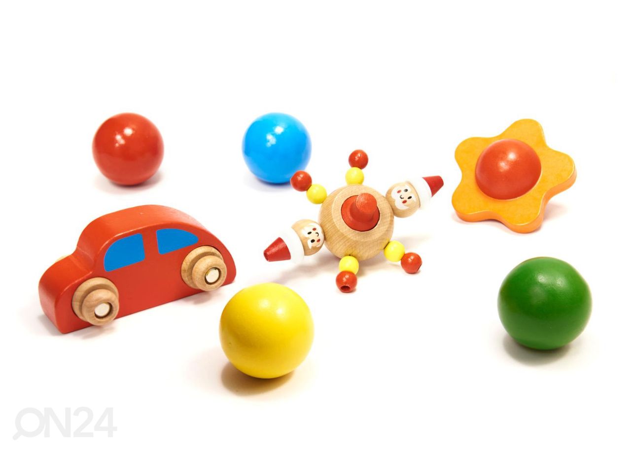 Puidust montessori pallirada XXL suurendatud