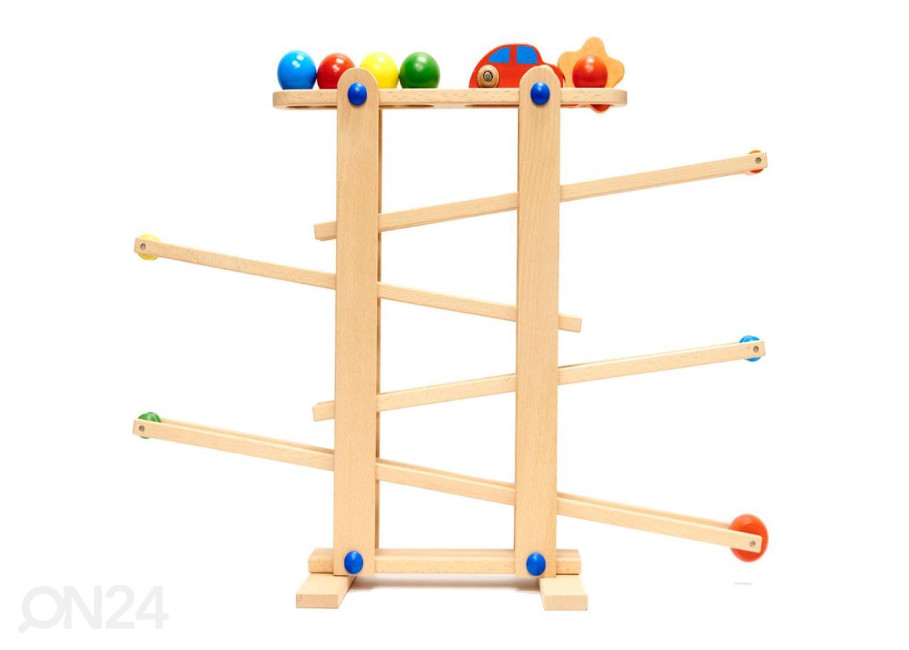 Puidust montessori pallirada XXL suurendatud