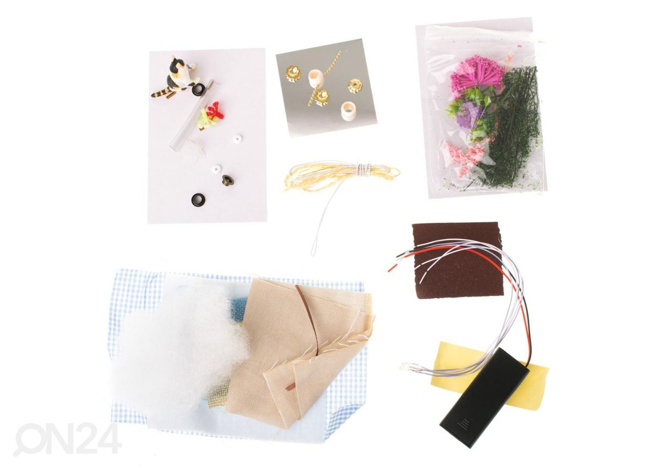Puidust nuku tuba + mööbel DIY suurendatud