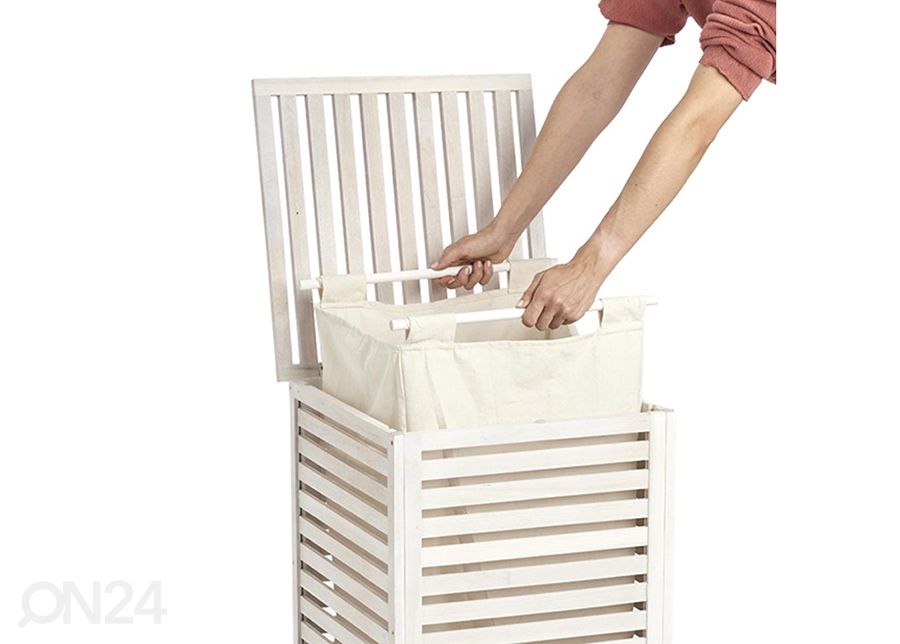 Puidust pesukorv suurendatud