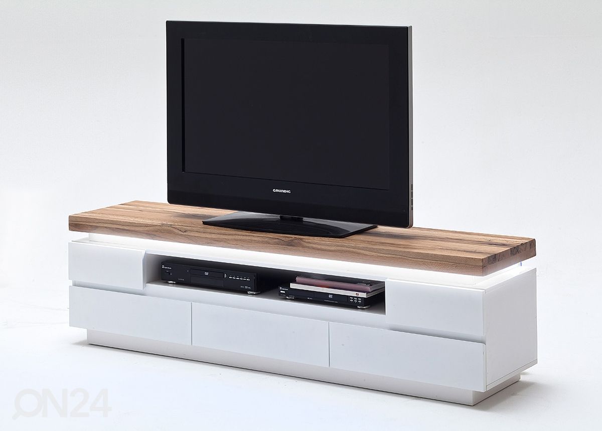 Puidust plaasiga TV-alus Romina 48992MW5 suurendatud