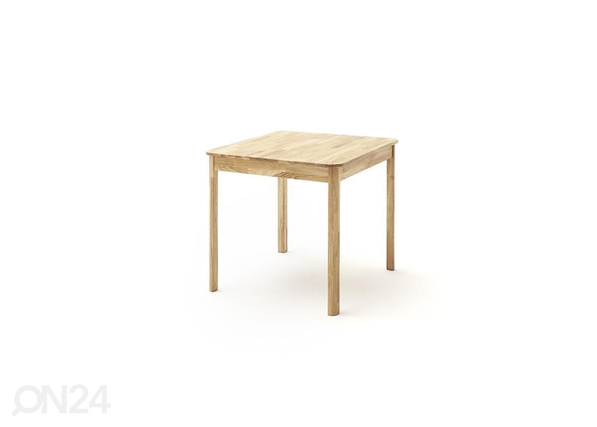 Puidust Söögilaud Oskar 80x80 cm suurendatud