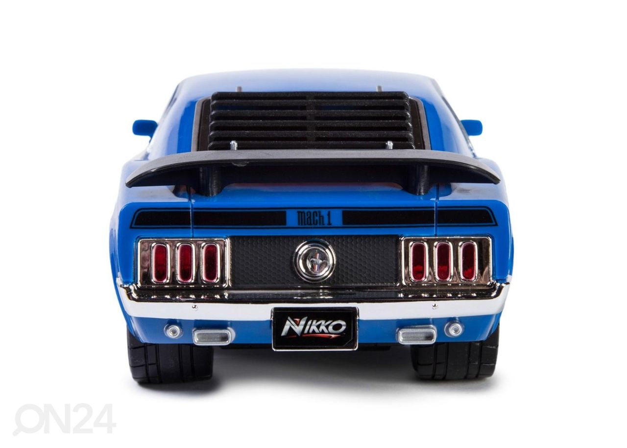 Puldiauto NIKKO Ford Mustang 1970 1:16 suurendatud