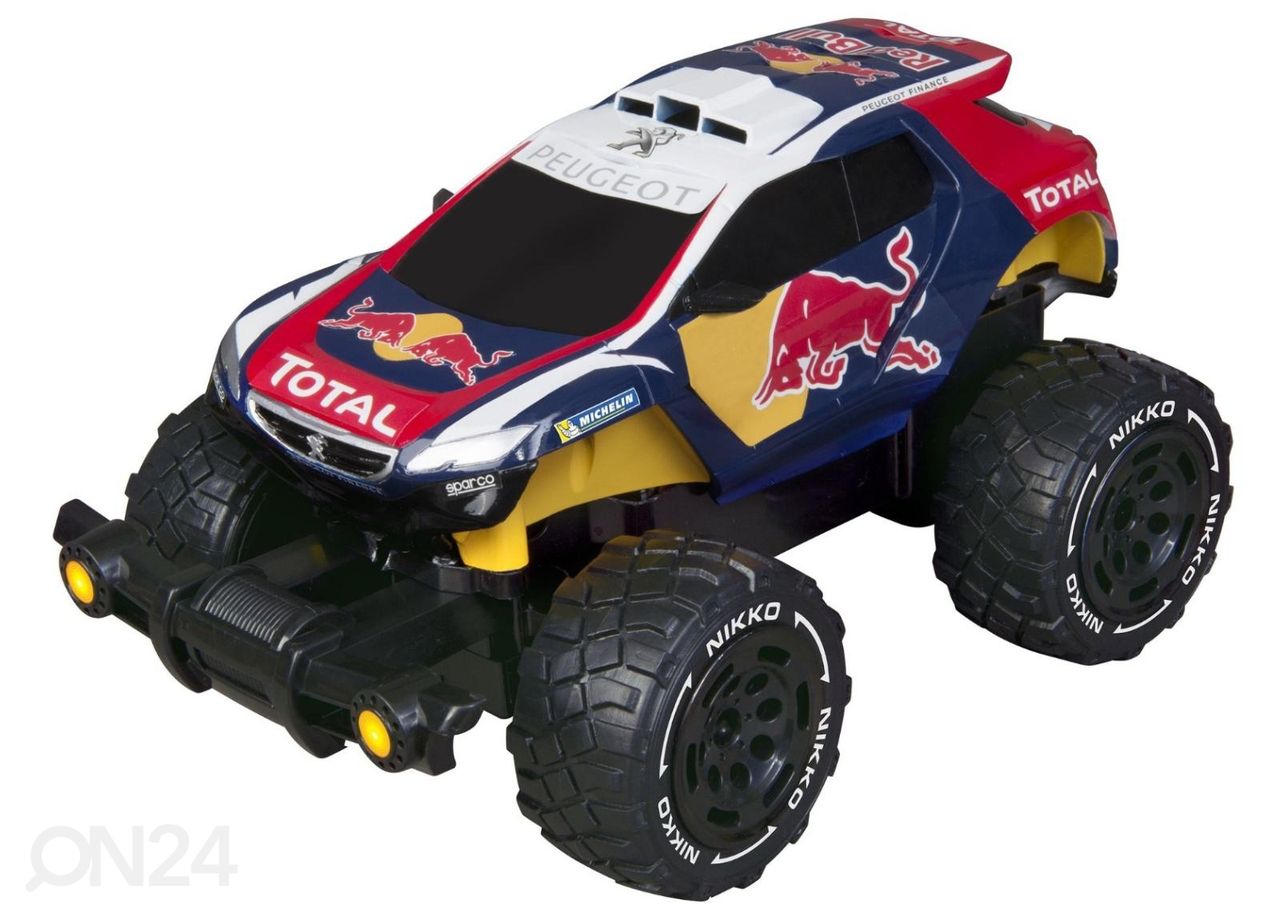 Puldiauto NIKKO Off-Road Peugeot 2008 Red Bull 1:18 suurendatud