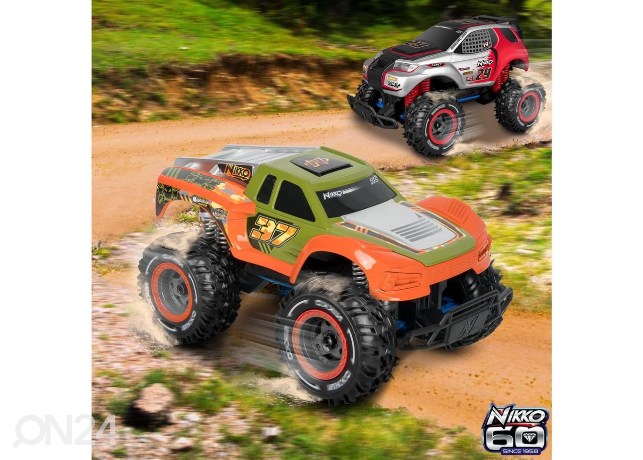 Puldiauto NIKKO Off-Road puldiauto 1:16 suurendatud