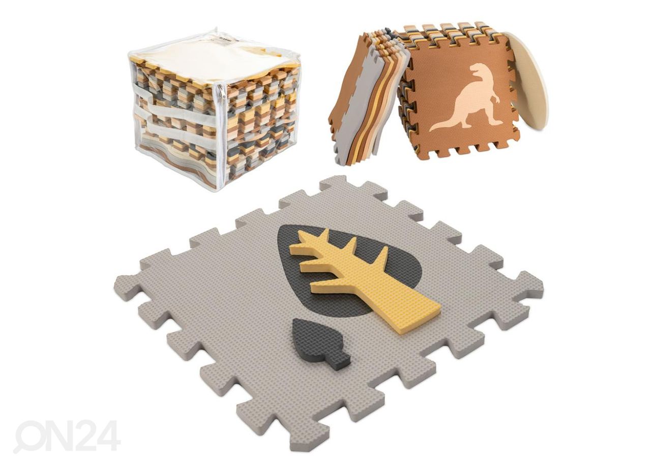 Puslematt 36 elementi dinosaurused 143x143x1 cm suurendatud