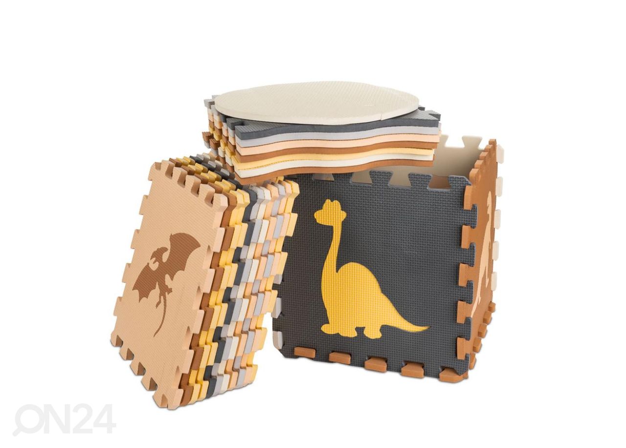 Puslematt 36 elementi dinosaurused 143x143x1 cm suurendatud