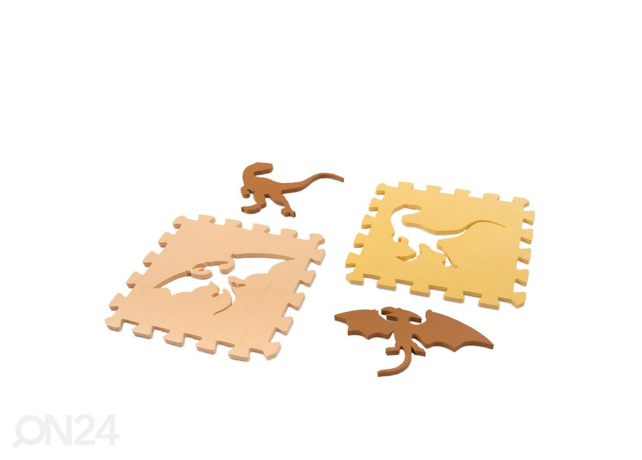 Puslematt 36 elementi dinosaurused 143x143x1 cm suurendatud