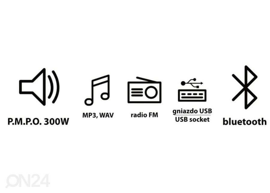 Raadio Boombox Manta suurendatud