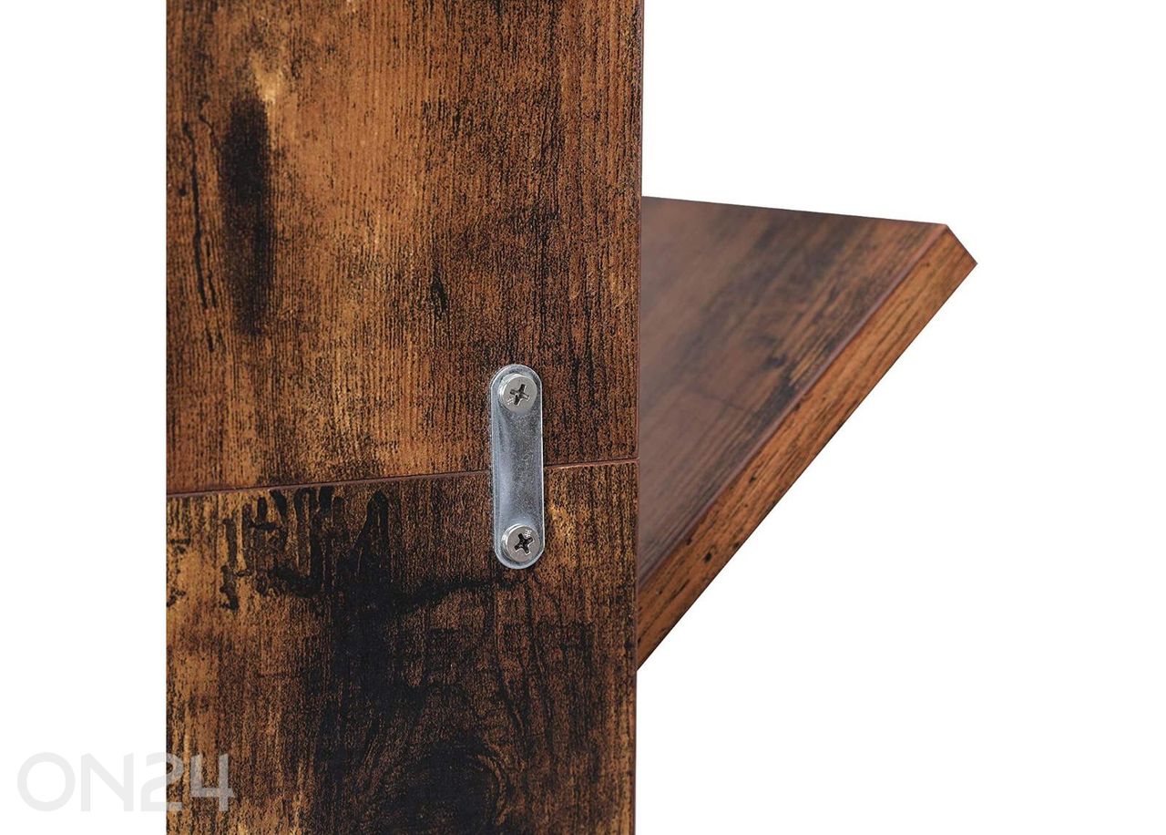 Raamaturiiul 141,5 cm, pruun suurendatud