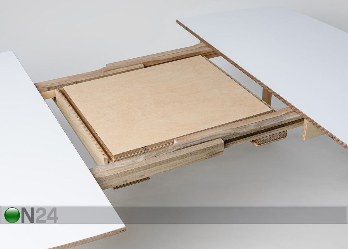 Radis pikendatav söögilaud Nam-Nam 120x120-220 cm suurendatud