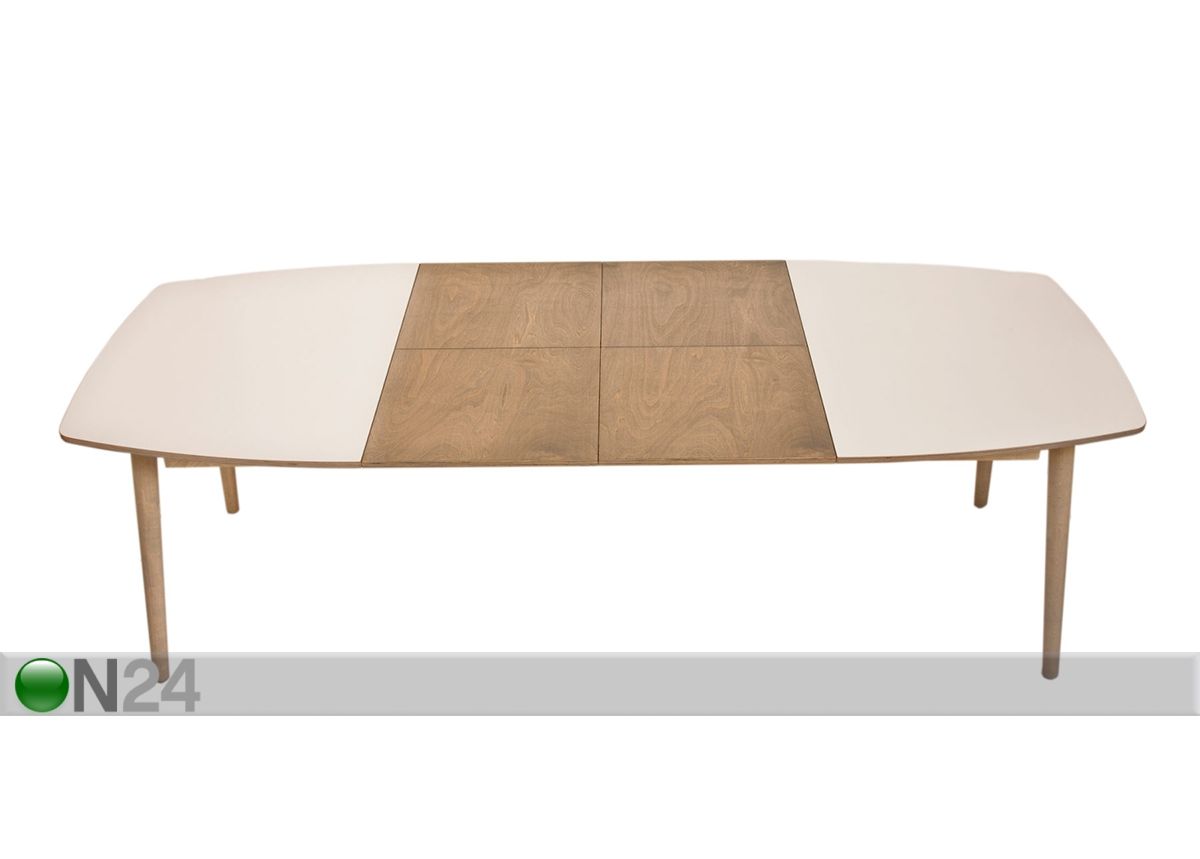 Radis pikendatav söögilaud Nam-Nam 120x120-220 cm suurendatud