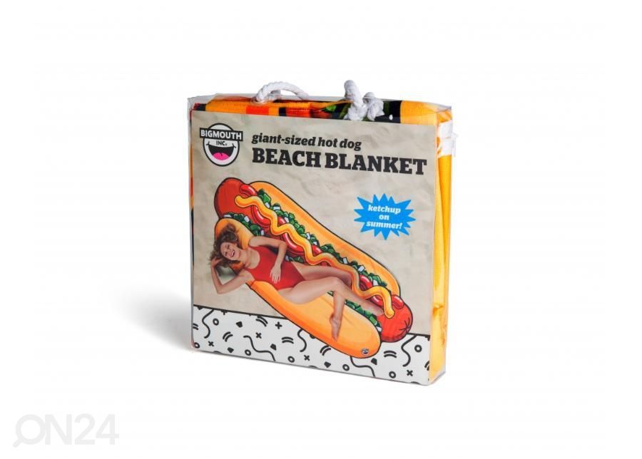 Rannamatt Hot Dog 216x94 cm suurendatud