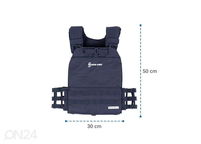 Raskusvest Capital Sports Battlevest 2.0 2 x 4 kg suurendatud