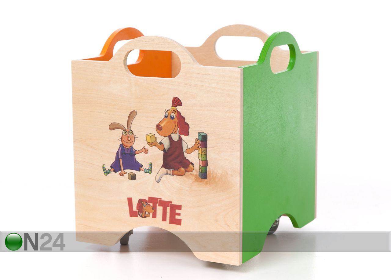 Ratastel mänguasjakast Lotte suurendatud