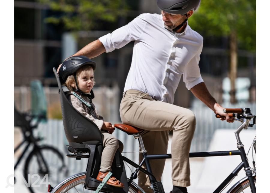 Rattatool lastele Urban Iki Bincho Black raamikinnitusega suurendatud