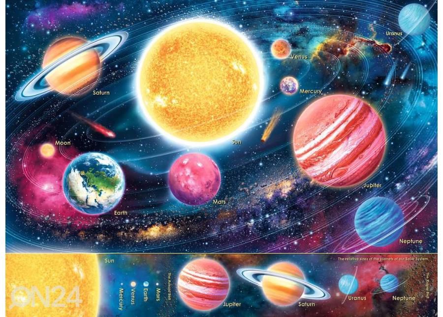 Ravensburger pusle 300 tk Päiksesüsteem suurendatud