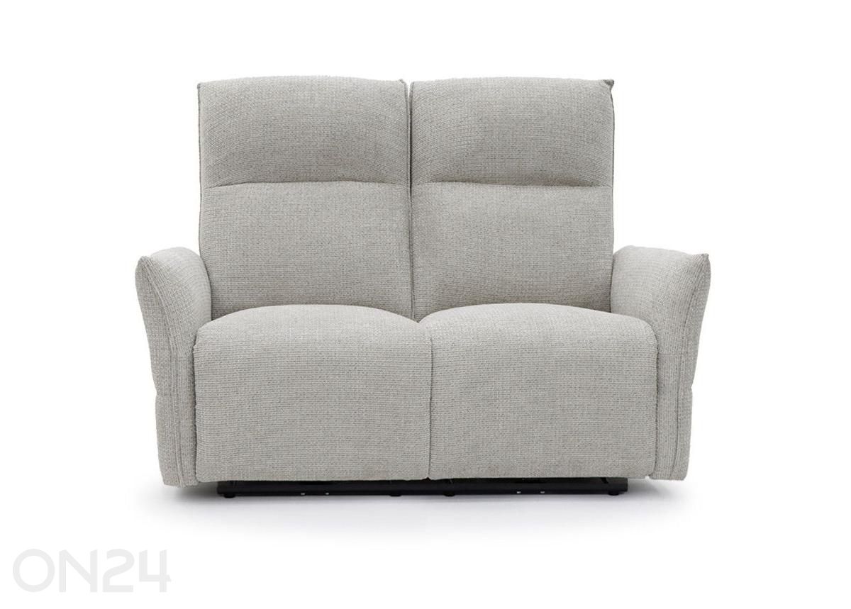 Recliner 2-kohaline diivan Eleganz 2, helehall suurendatud