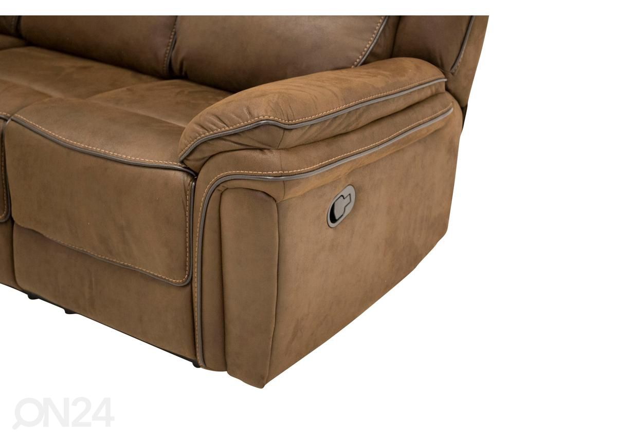 Recliner 3-kohaline diivan Saranda suurendatud