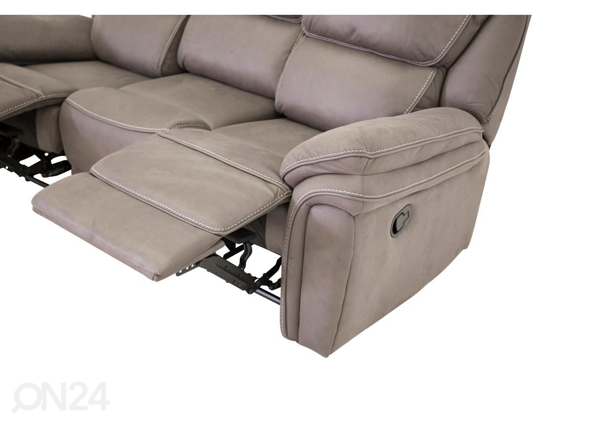 Recliner 3-kohaline diivan Saranda suurendatud