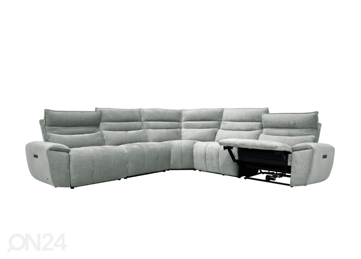 Recliner nurgadiivan (elektriline) suurendatud