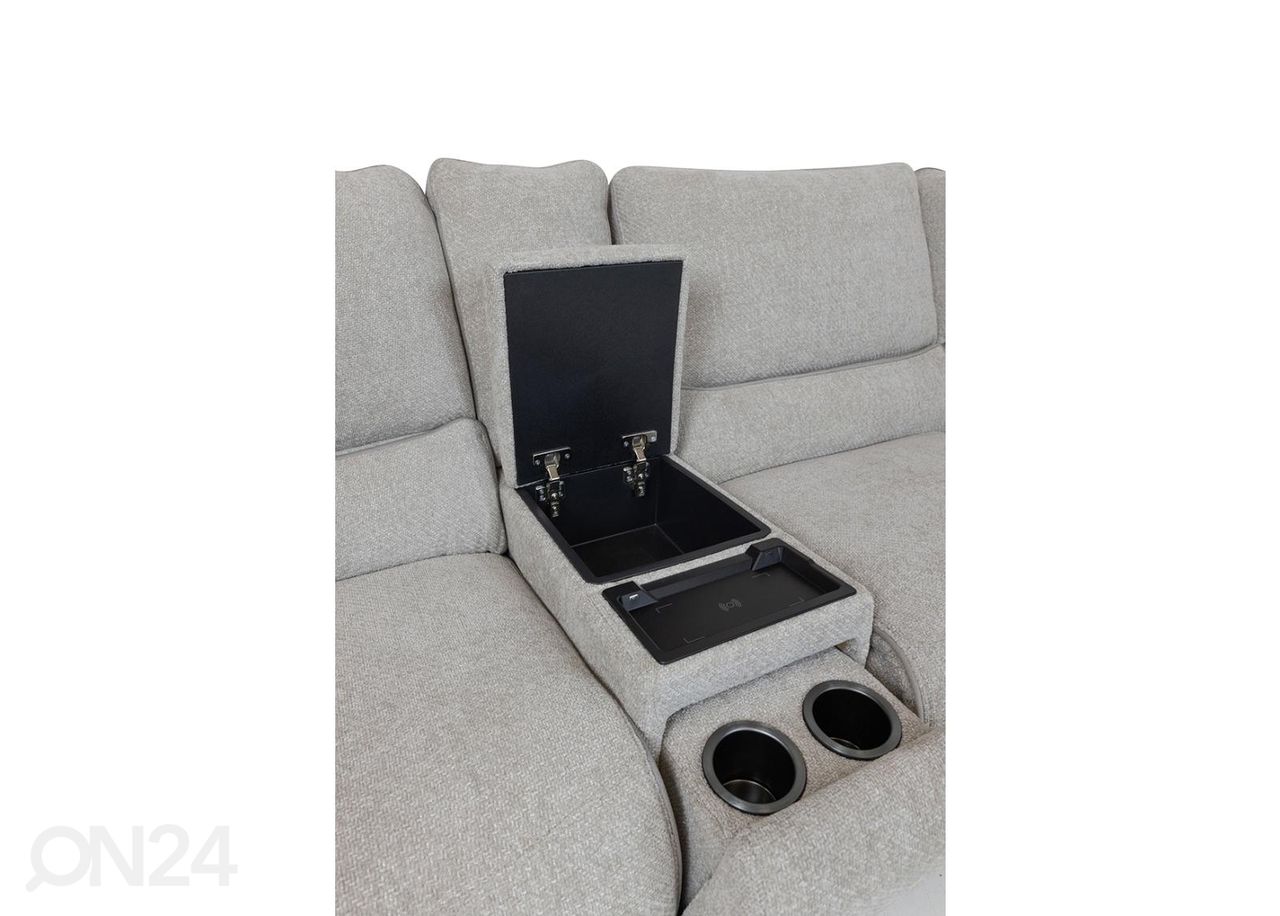 Recliner nurgadiivan (elektriline) suurendatud