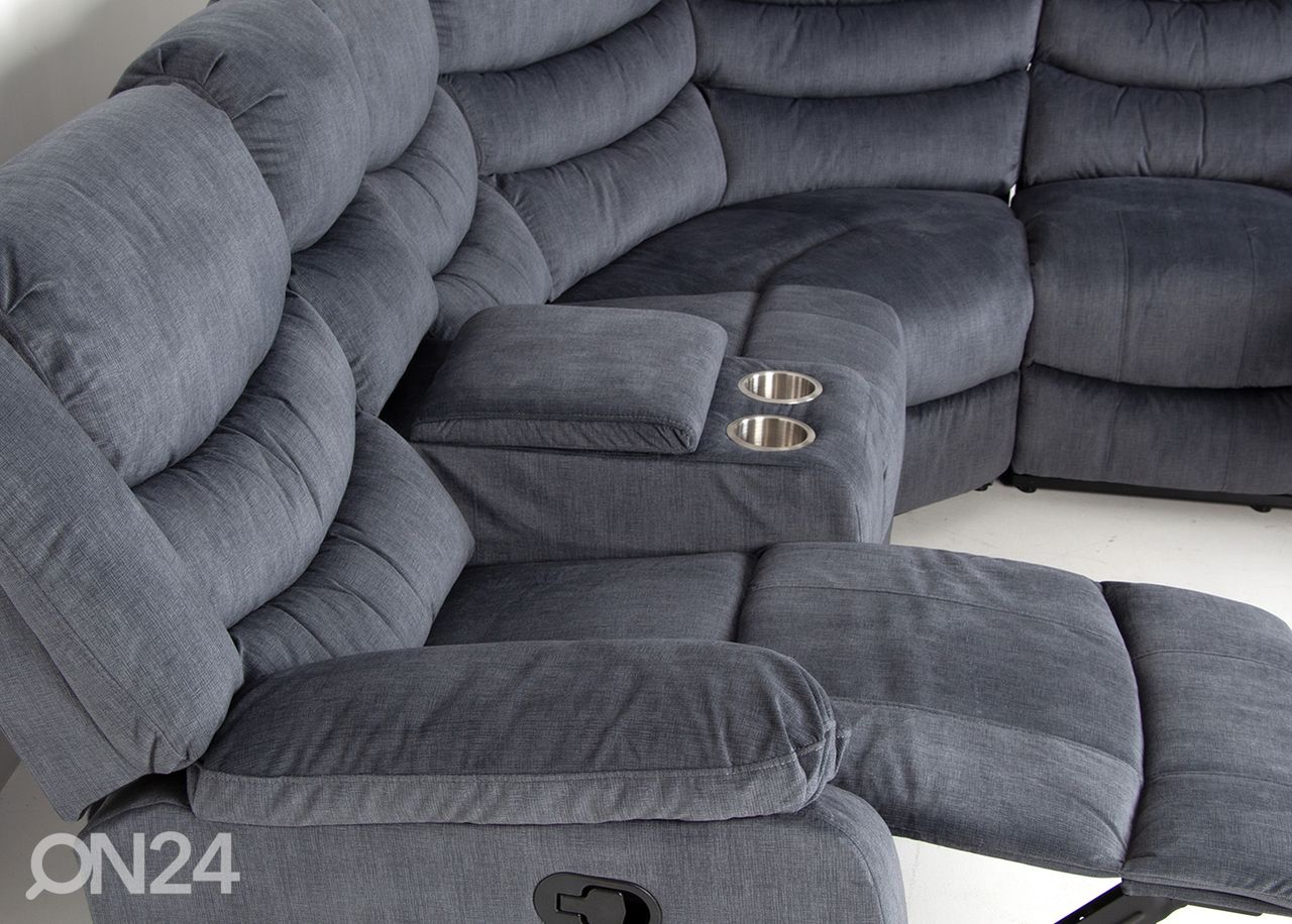 Recliner nurgadiivan suurendatud