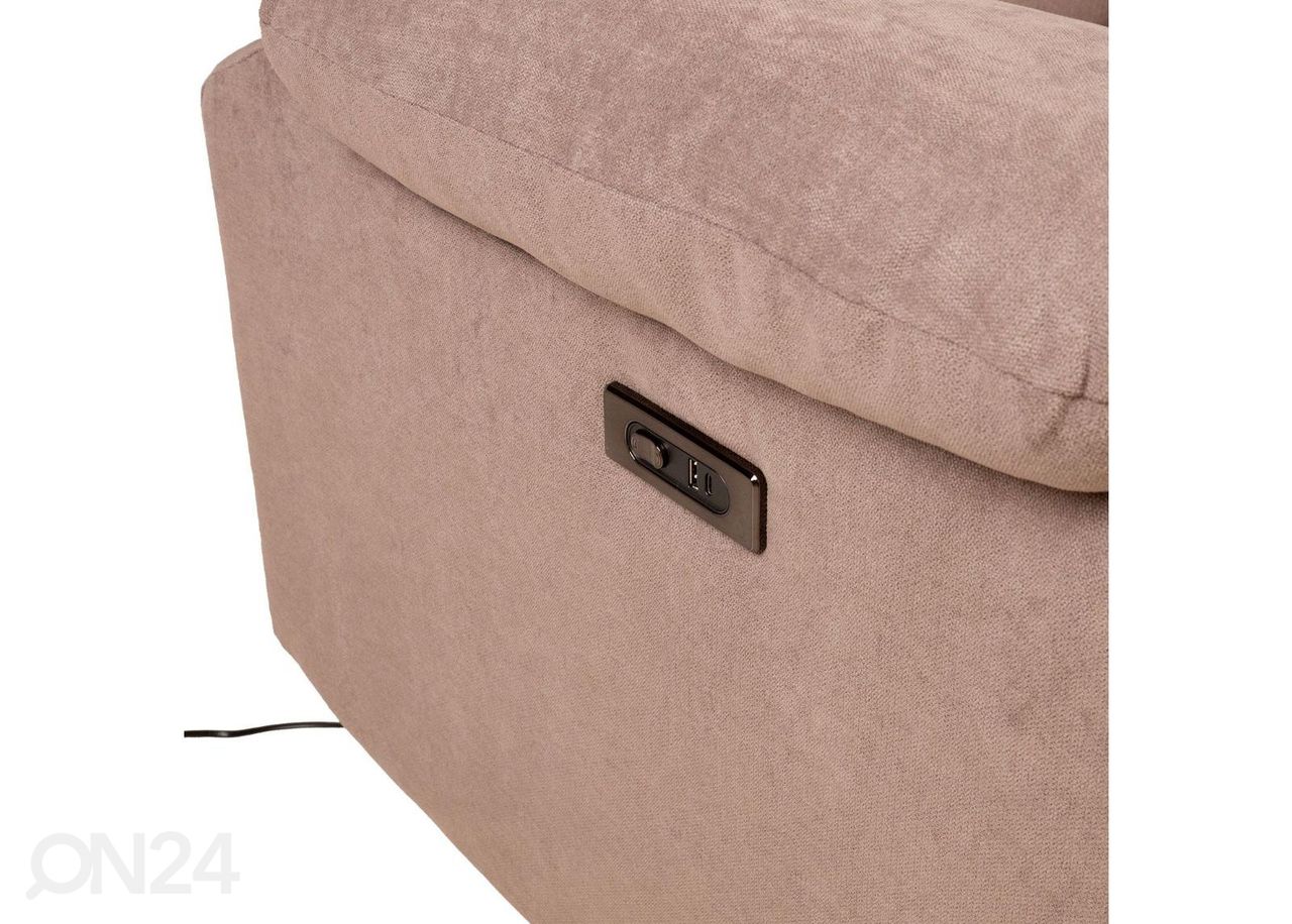 Recliner tugitool jalatoemehhanismiga Lowri suurendatud