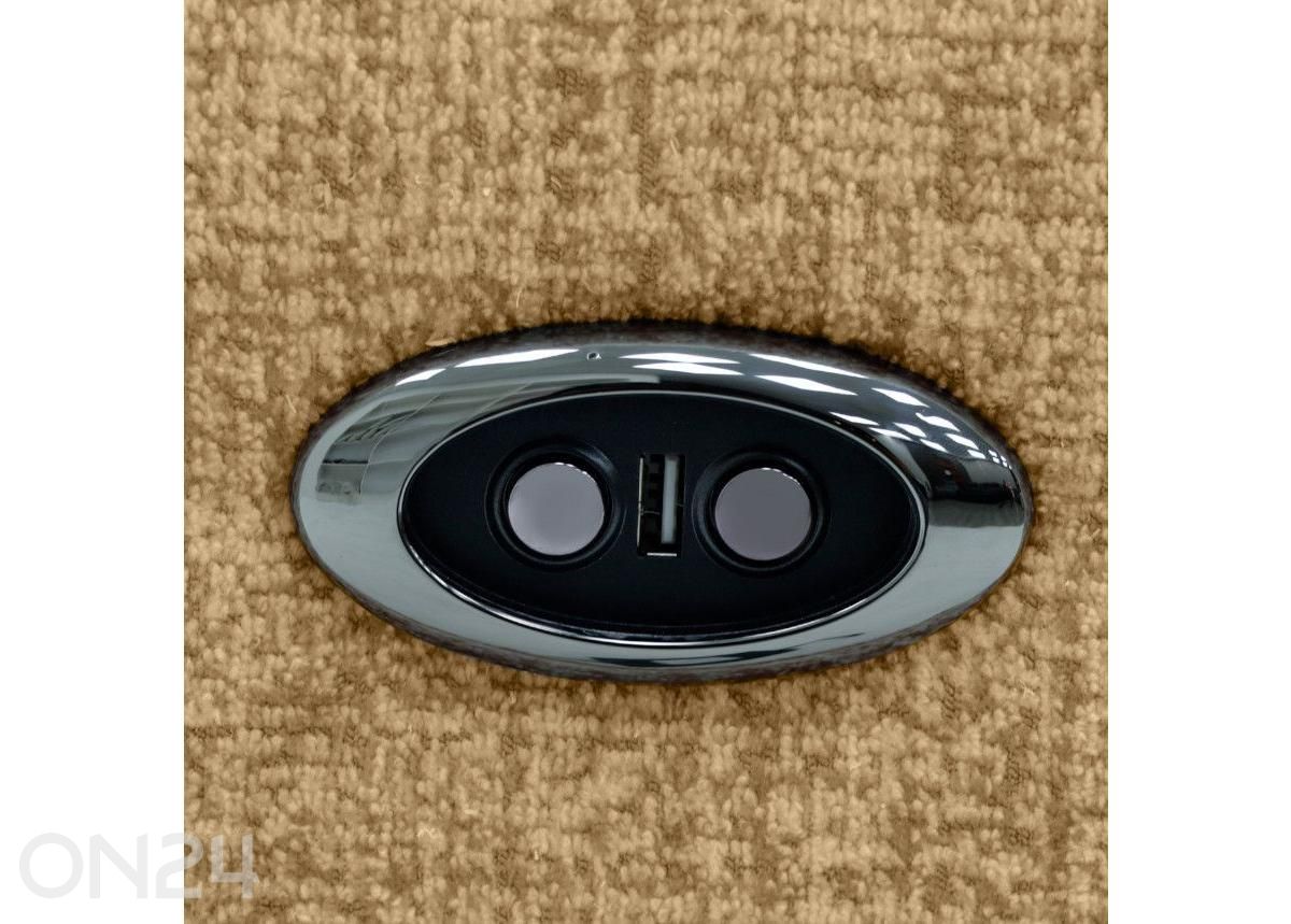 Recliner tugitool Rosaalia, kollane suurendatud