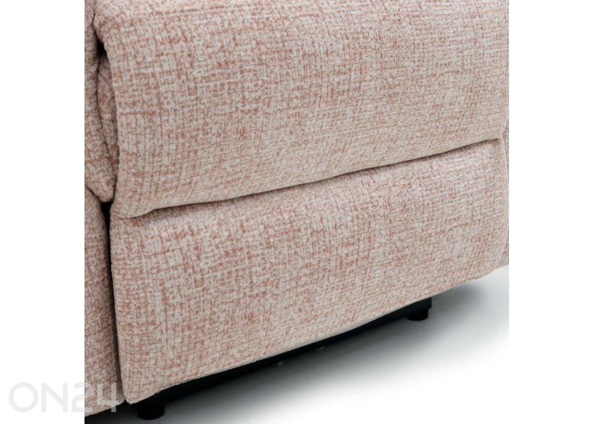 Recliner tugitool Rosaalia, roosa suurendatud