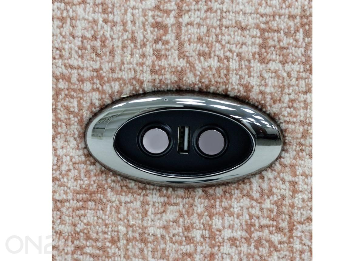 Recliner tugitool Rosaalia, roosa suurendatud