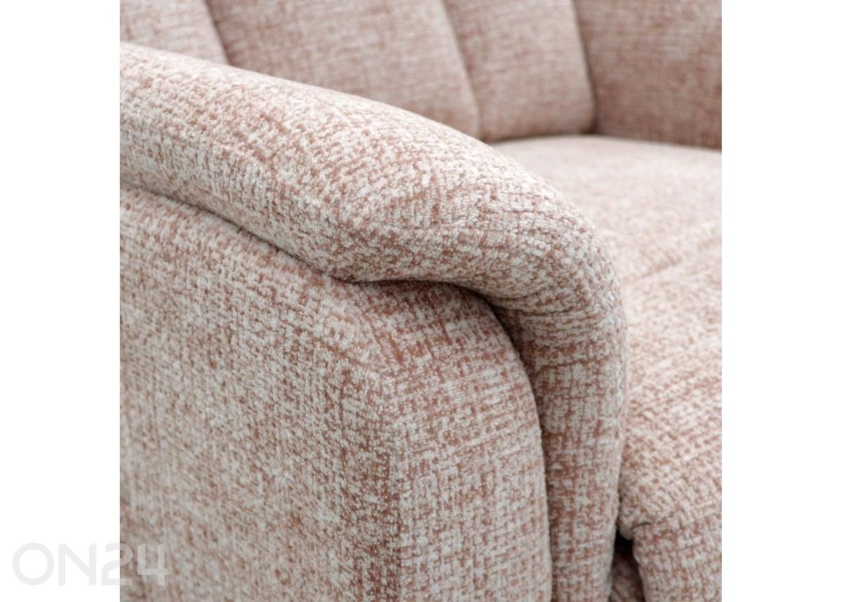 Recliner tugitool Rosaalia, roosa suurendatud