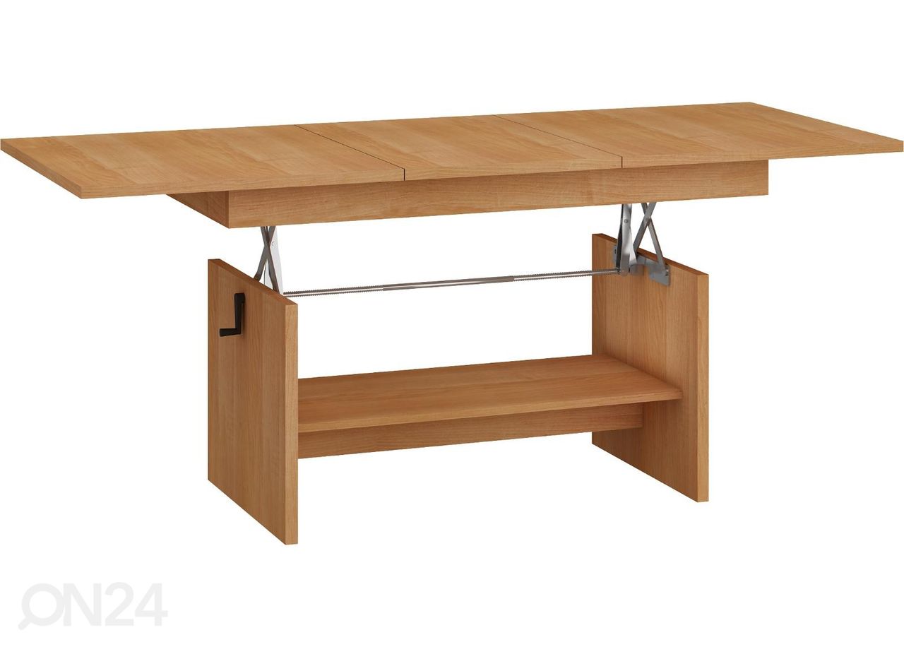 Reguleeritav diivanilaud 125/170x68 cm suurendatud