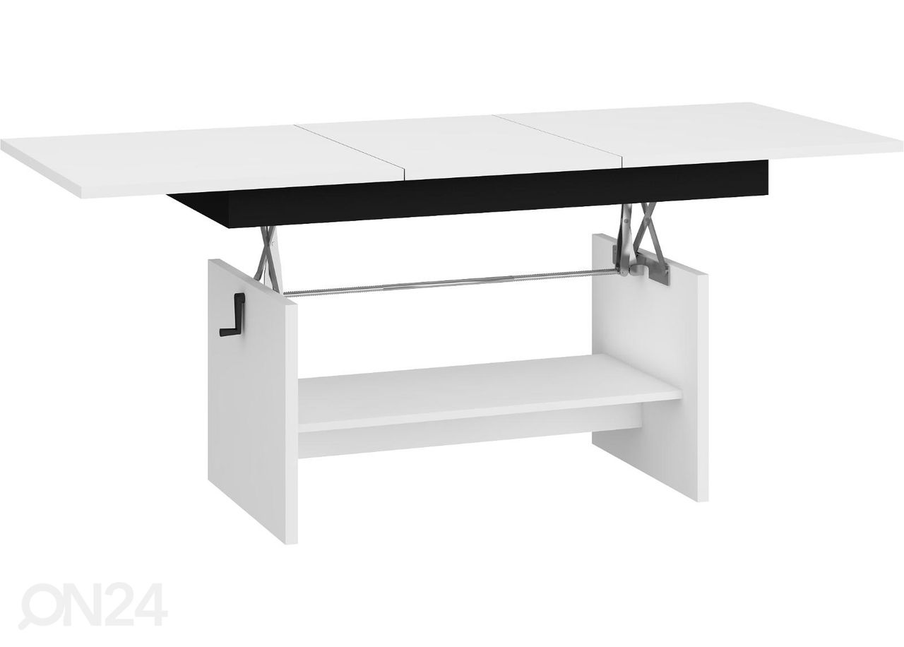 Reguleeritav diivanilaud 125/170x68 cm suurendatud