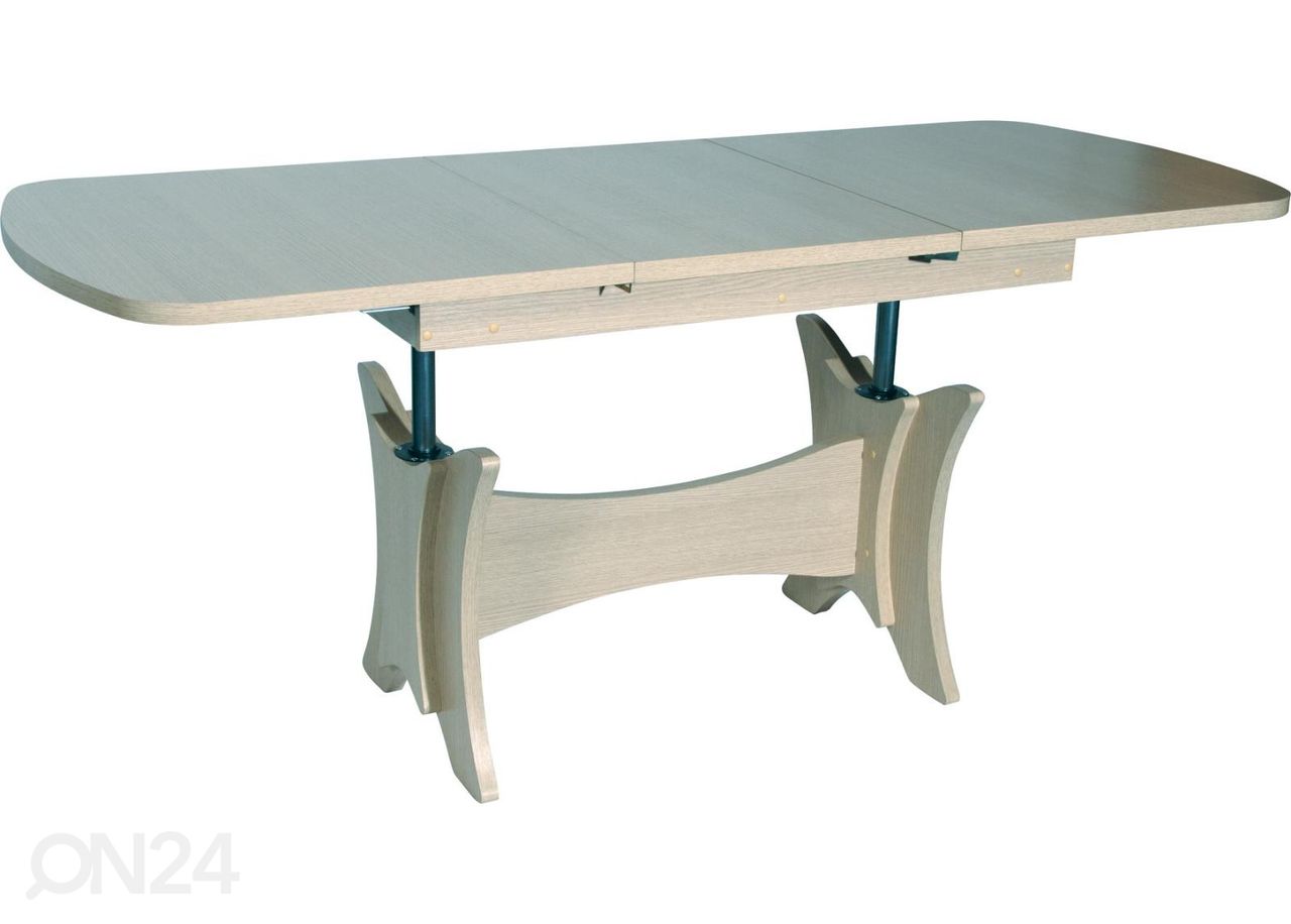 Reguleeritav diivanilaud 130/176x70 cm suurendatud