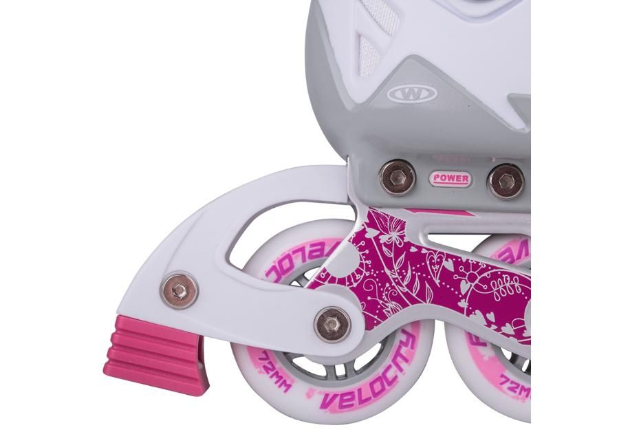 Reguleeritavad rulluisud/uisud lastele WORKER Pinkola suurus 27-30 suurendatud