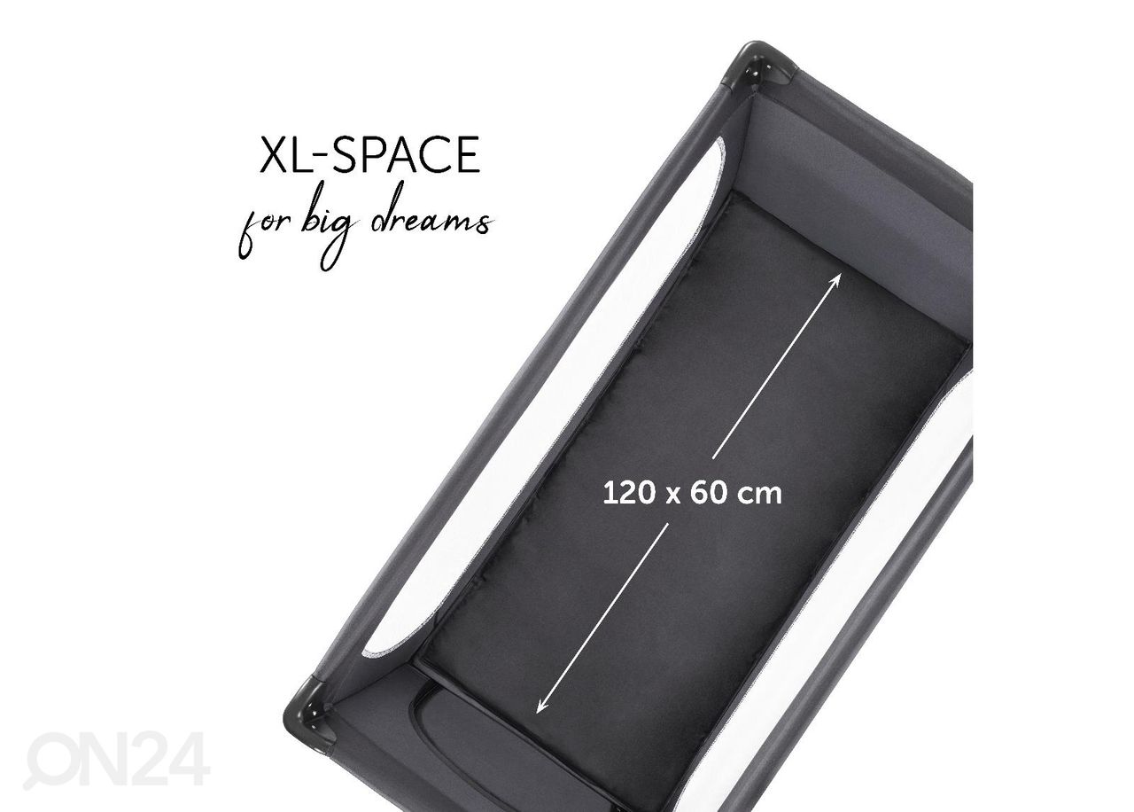 Reisivoodi Hauck Essential Dream N Play Plus suurendatud