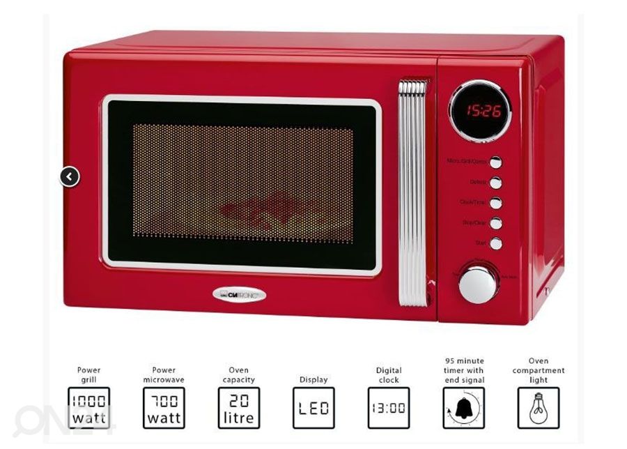 Retro mikrolaineahi Clatronic suurendatud
