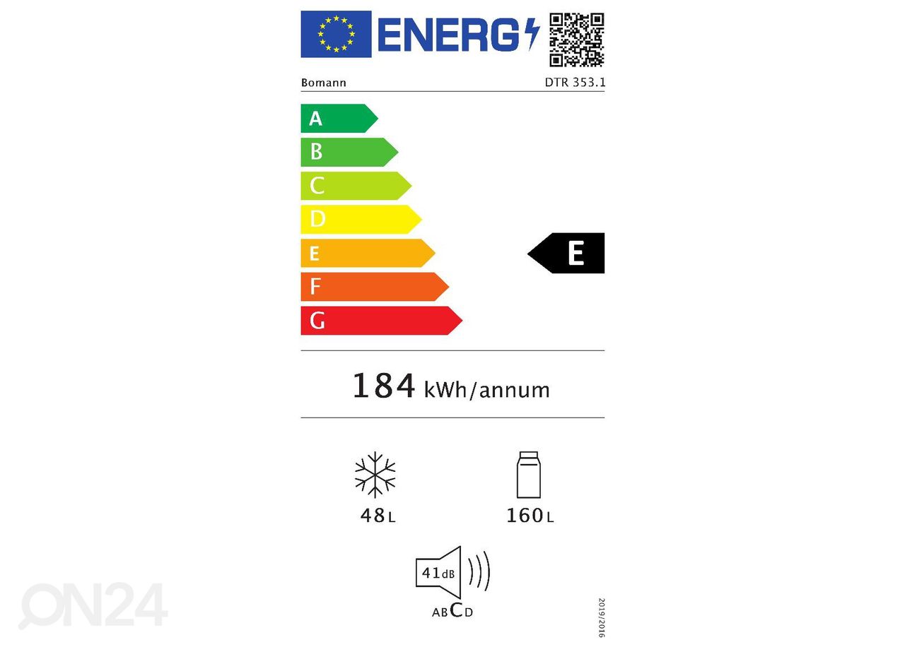 Retrokülmik Bomann, punane DTR353R suurendatud