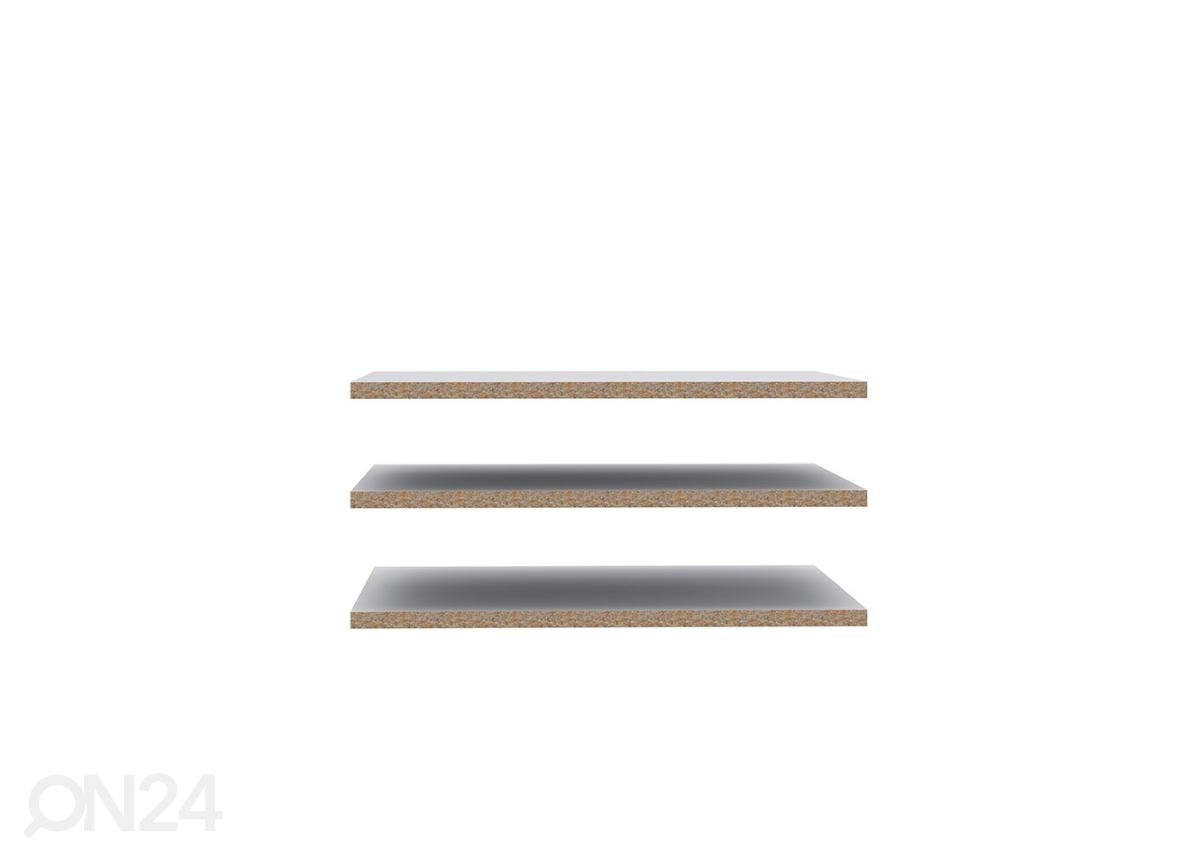 Riidekapi riiulid, 3 tk suurendatud