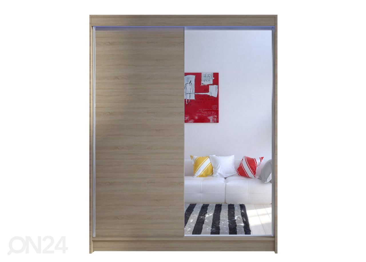 Riidekapp 1 + LED suurendatud
