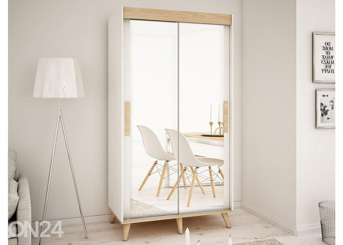 Riidekapp 100 cm suurendatud