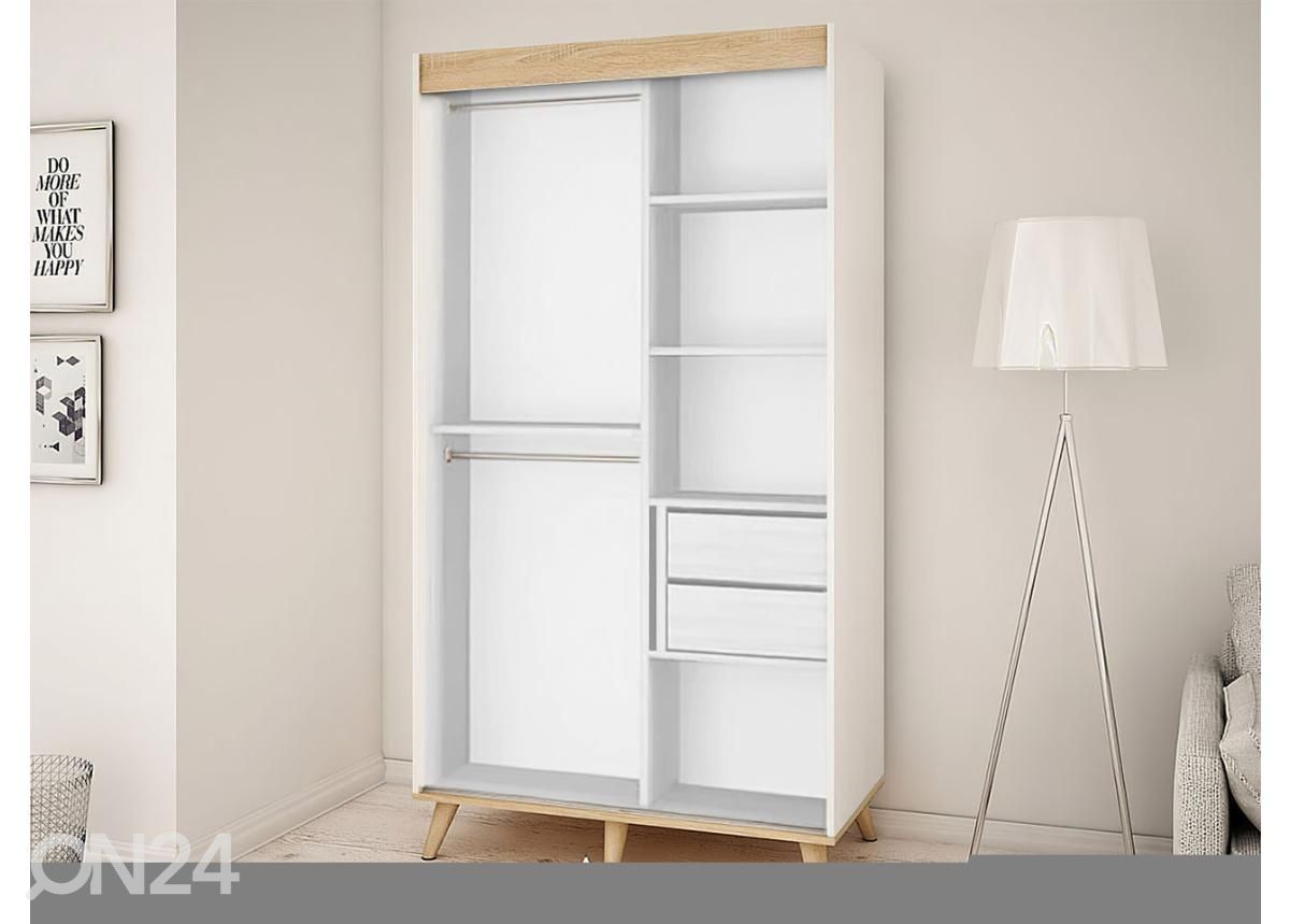 Riidekapp 100 cm suurendatud