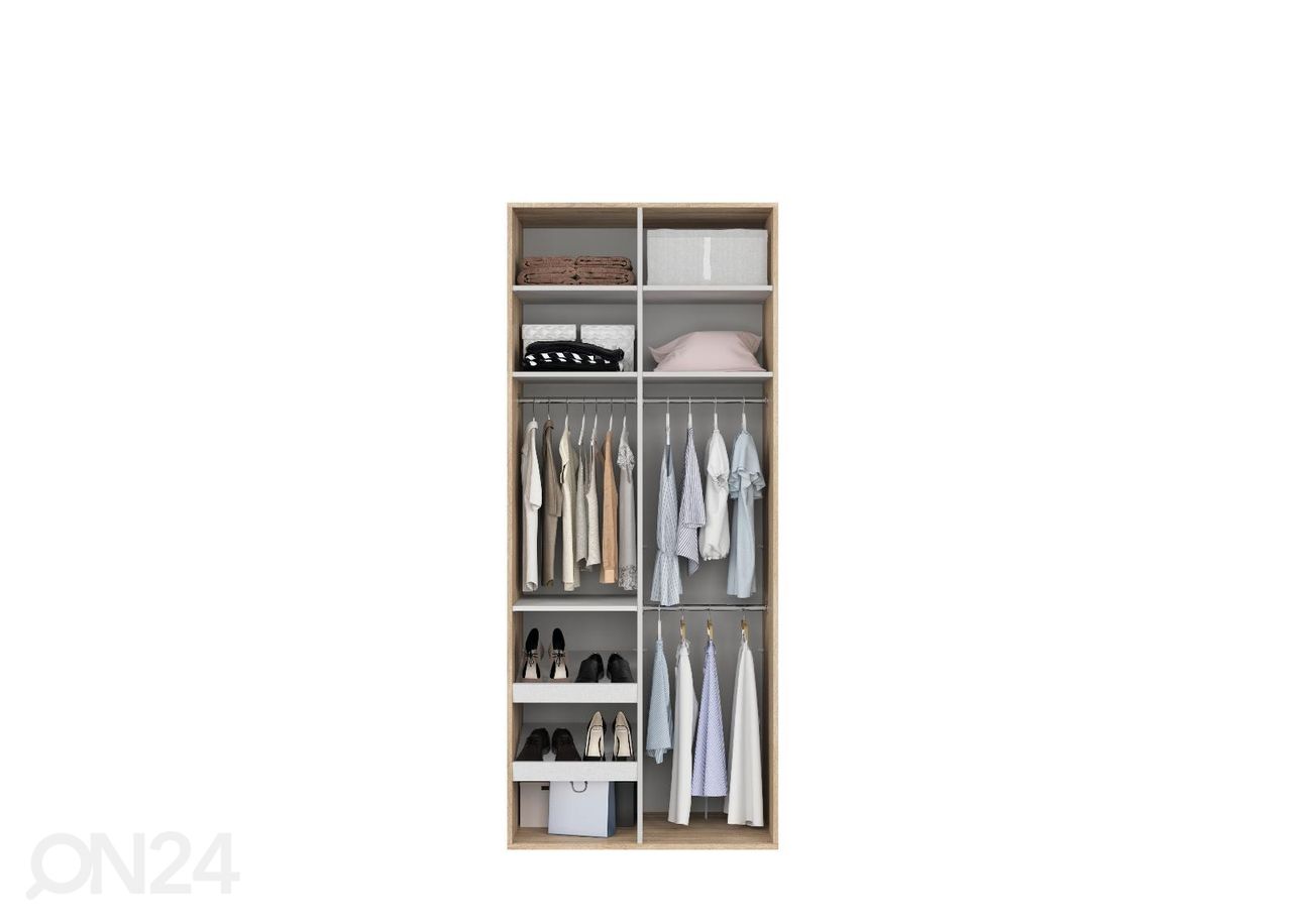 Riidekapp 100 cm suurendatud