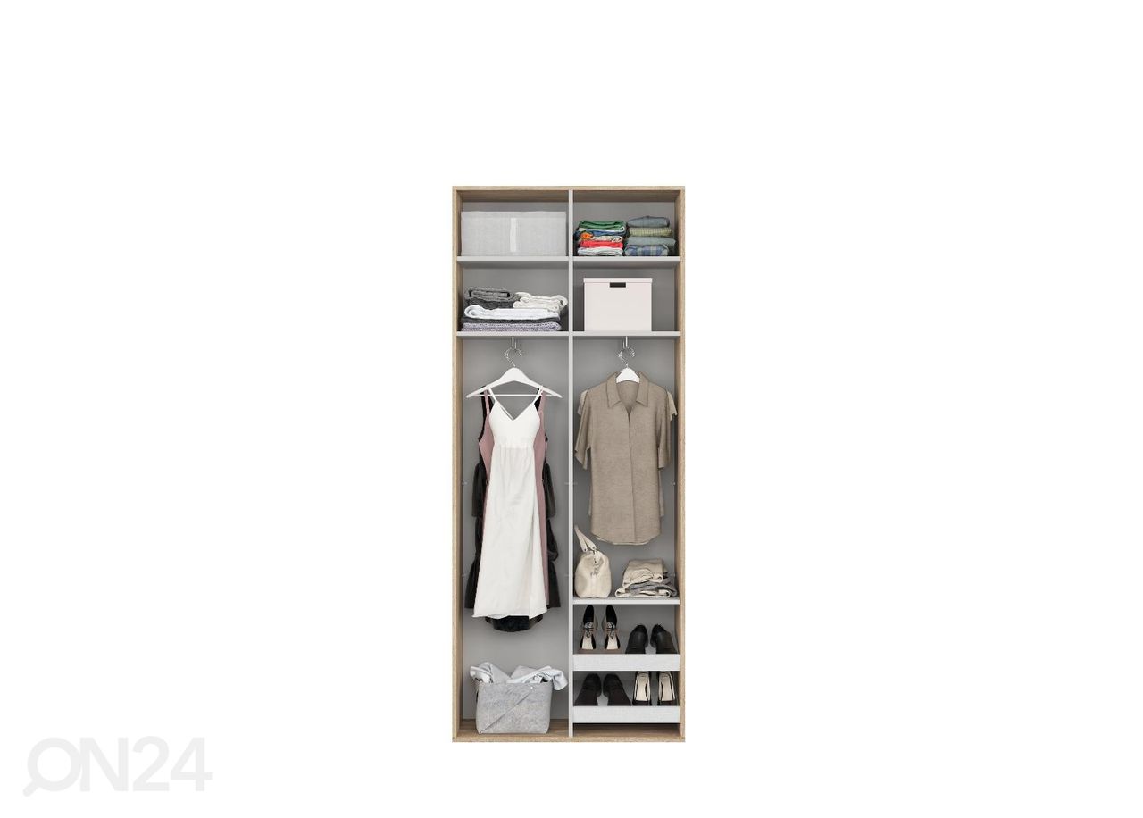 Riidekapp 100 cm suurendatud