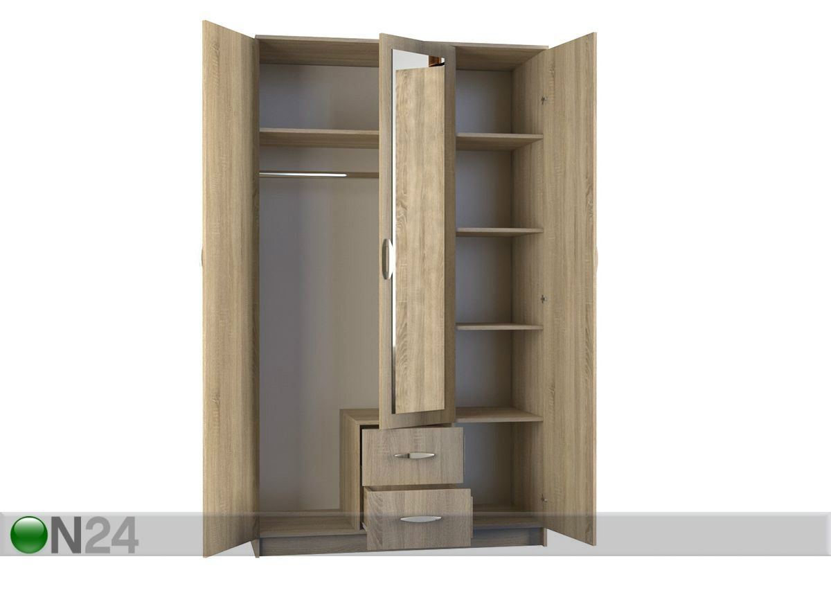 Riidekapp 120 cm suurendatud