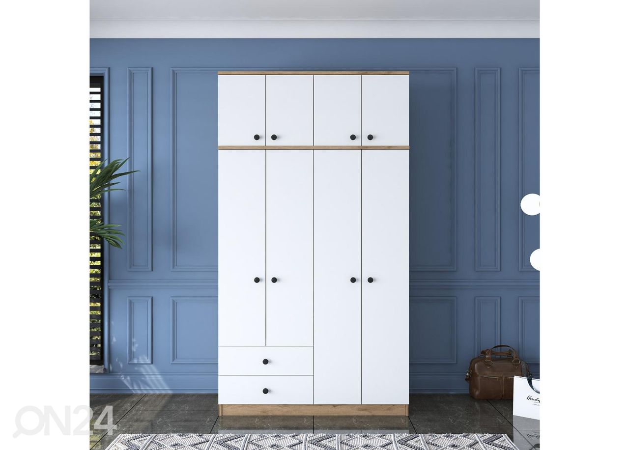 Riidekapp 120 cm suurendatud