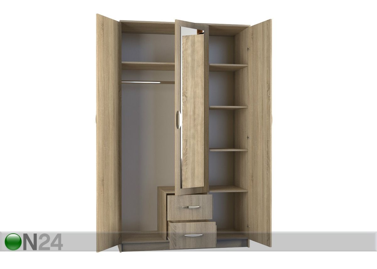 Riidekapp 120cm suurendatud