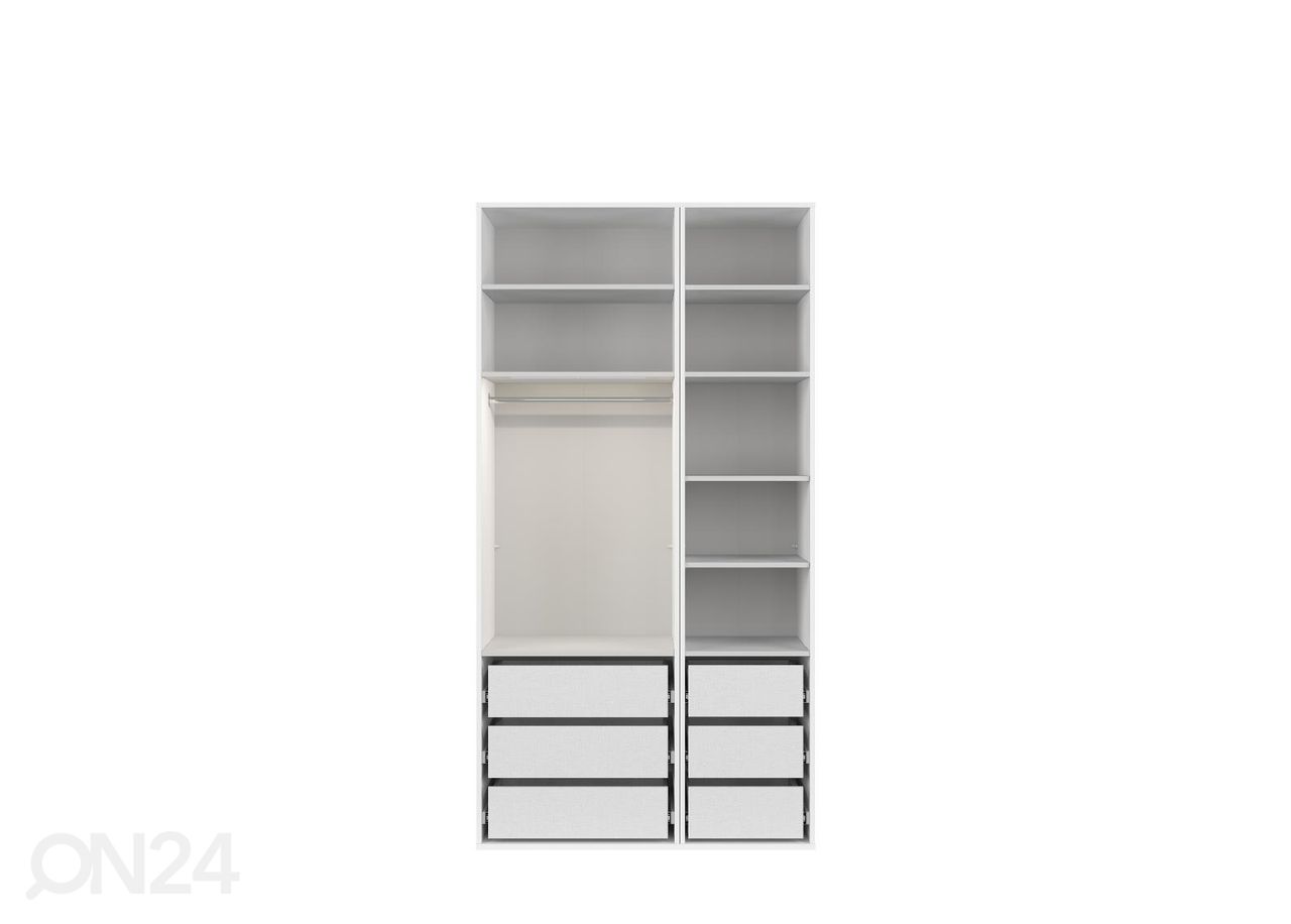 Riidekapp 125 cm suurendatud