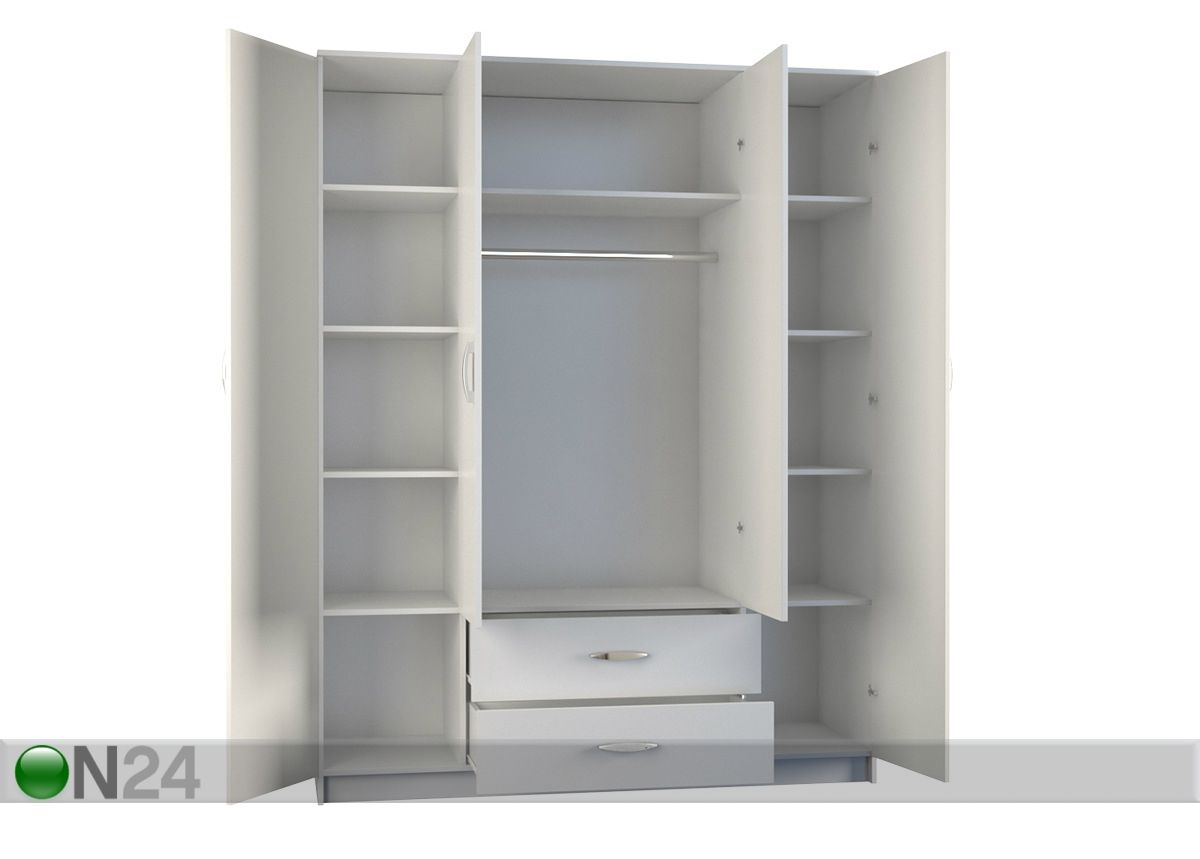 Riidekapp 160 cm suurendatud